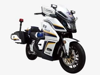 Moto de police électrique de croisière de tourisme de sport